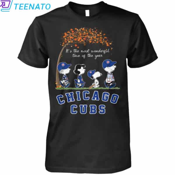 Chicago Cubs Peanuts Gang Fall Shirt