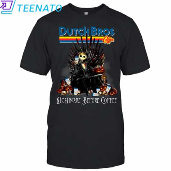 Dutch Bros Nightmare Before Coffee shirt