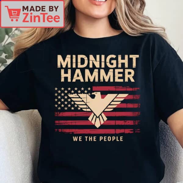 Midnight Hammer "We The People" Eagle Flag Shirt
