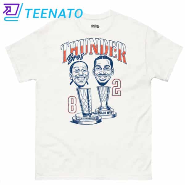 OKC Thunder Bros Finals MVP Shai & Chet 8 and 2 T-Shirt