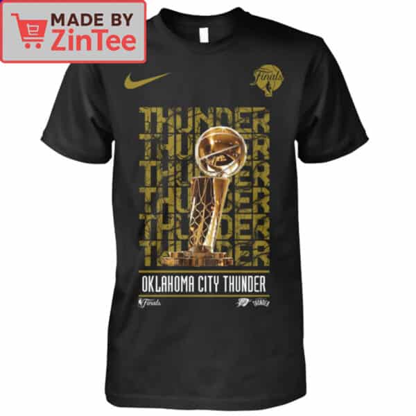 Oklahoma City Thunder NBA Finals Trophy Shirt