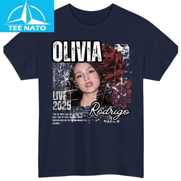 Olivia Rodrigo Live 2025 Concert Shirt