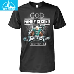 Philadelphia Eagles God First Family Second Football Shirt
