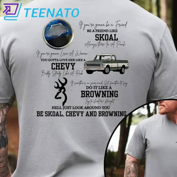 Skoal Chevy and Browning Morgan Wallen shirt