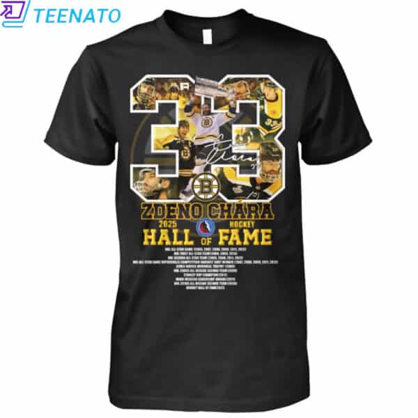 Zdeno Chara 2025 Hockey Hall of Fame Shirt